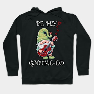 Cute Gnome Be My Gnome-Eo Valentine Hoodie